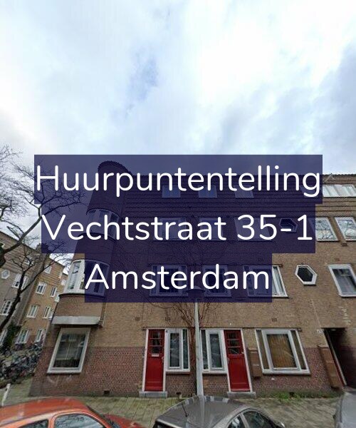 Foto gevel Huurpuntentelling voor Vechtstraat 35-1, Amsterdam