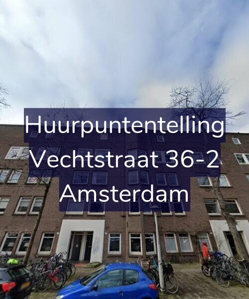 Foto gevel Huurpuntentelling voor Vechtstraat 36-2, Amsterdam