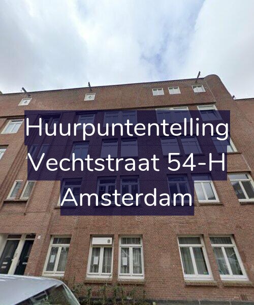 Foto gevel Huurpuntentelling voor Vechtstraat 54-H, Amsterdam