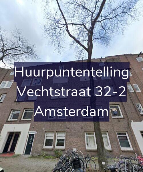 Foto gevel Huurpuntentelling voor Vechtstraat 32-2, Amsterdam