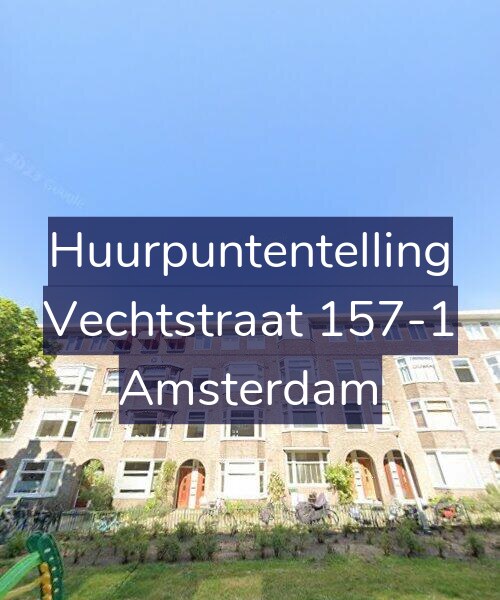 Foto gevel Huurpuntentelling voor Vechtstraat 157-1, Amsterdam