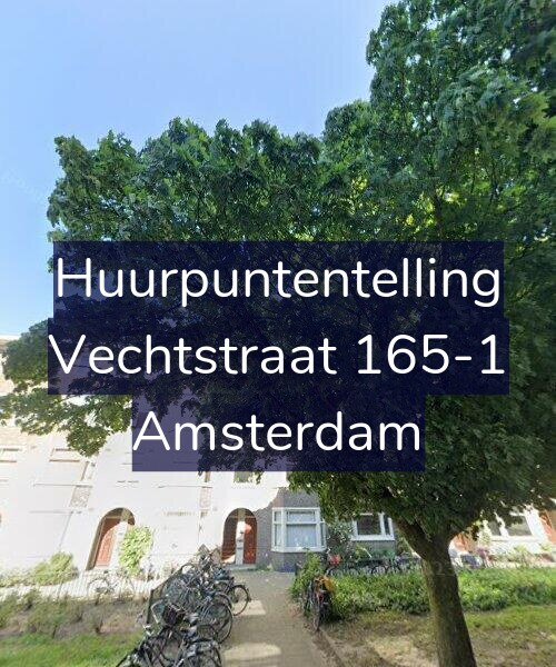 Foto gevel Huurpuntentelling voor Vechtstraat 165-1, Amsterdam