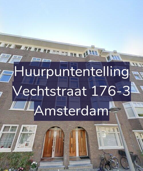 Foto gevel Huurpuntentelling voor Vechtstraat 176-3, Amsterdam