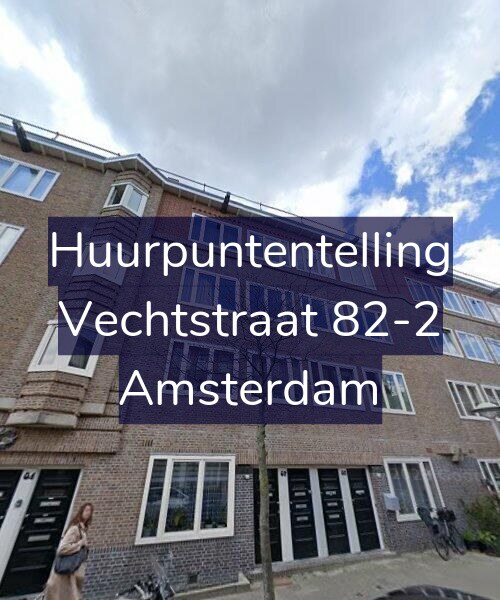 Foto gevel Huurpuntentelling voor Vechtstraat 82-2, Amsterdam