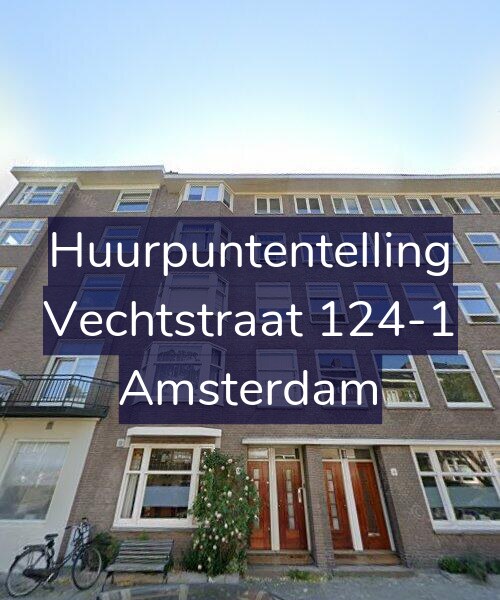 Foto gevel Huurpuntentelling voor Vechtstraat 124-1, Amsterdam