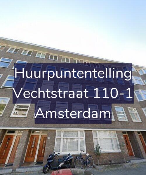 Foto gevel Huurpuntentelling voor Vechtstraat 110-1, Amsterdam