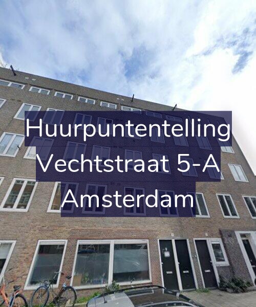 Foto gevel Huurpuntentelling voor Vechtstraat 5-A, Amsterdam