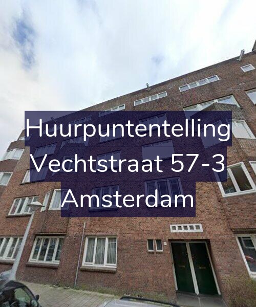 Foto gevel Huurpuntentelling voor Vechtstraat 57-3, Amsterdam