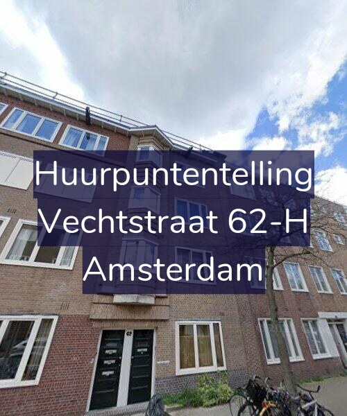 Foto gevel Huurpuntentelling voor Vechtstraat 62-H, Amsterdam