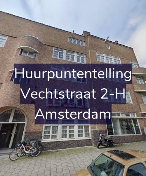 Foto gevel Huurpuntentelling voor Vechtstraat 2-H, Amsterdam