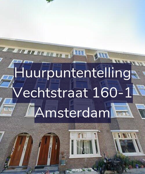 Foto gevel Huurpuntentelling voor Vechtstraat 160-1, Amsterdam