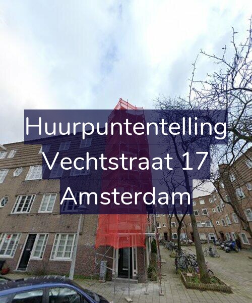 Foto gevel Huurpuntentelling voor Vechtstraat 17, Amsterdam