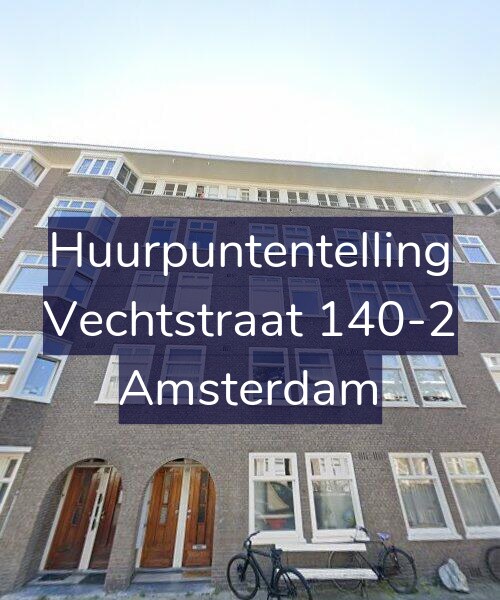 Foto gevel Huurpuntentelling voor Vechtstraat 140-2, Amsterdam