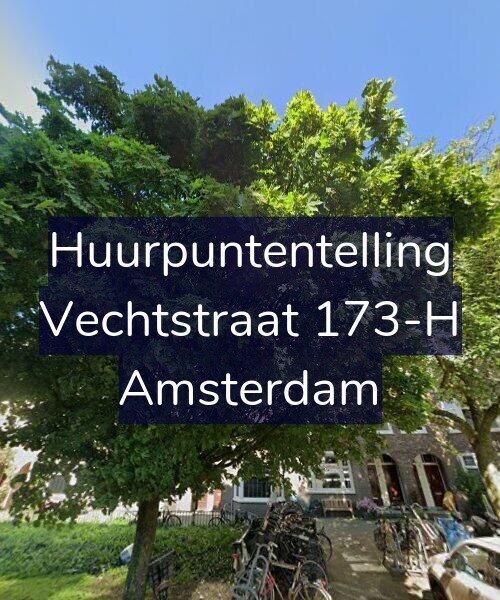 Foto gevel Huurpuntentelling voor Vechtstraat 173-H, Amsterdam