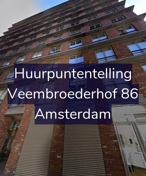 Foto gevel Huurpuntentelling voor Veembroederhof 86, Amsterdam