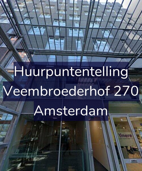 Foto gevel Huurpuntentelling voor Veembroederhof 270, Amsterdam