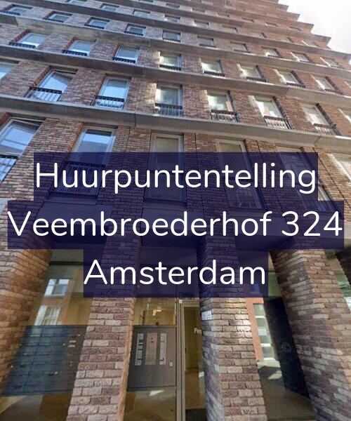 Foto gevel Huurpuntentelling voor Veembroederhof 324, Amsterdam