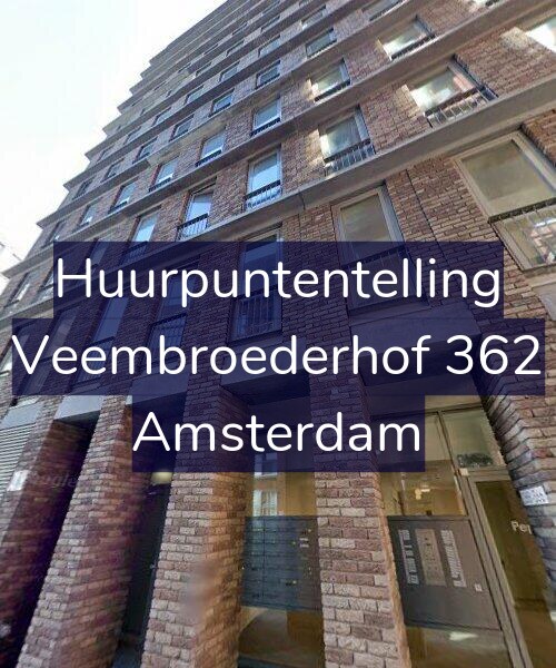 Foto gevel Huurpuntentelling voor Veembroederhof 362, Amsterdam