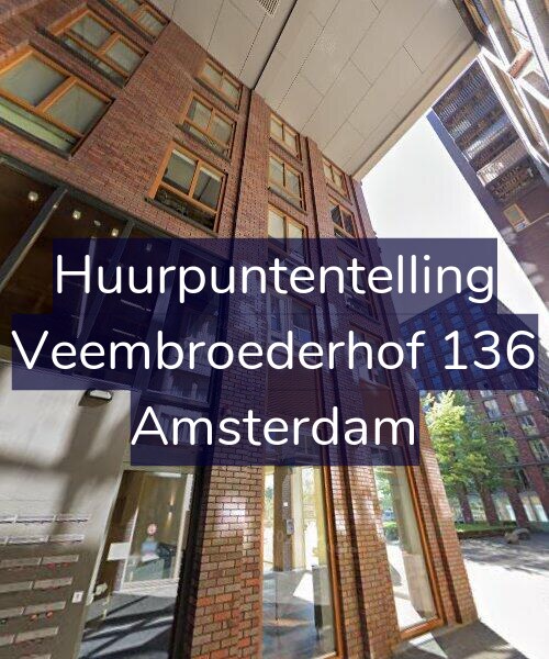 Foto gevel Huurpuntentelling voor Veembroederhof 136, Amsterdam