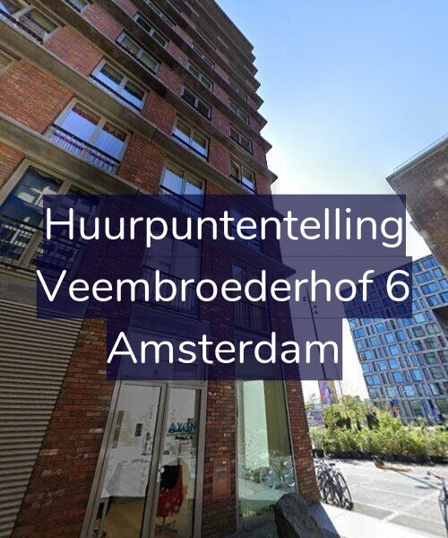 Foto gevel Huurpuntentelling voor Veembroederhof 6, Amsterdam