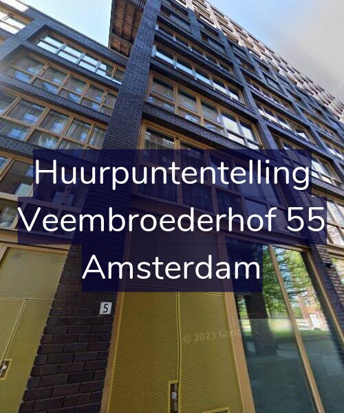 Foto gevel Huurpuntentelling voor Veembroederhof 55, Amsterdam