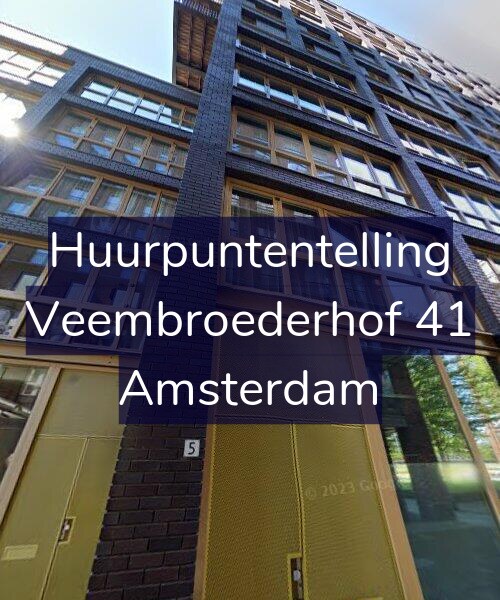 Foto gevel Huurpuntentelling voor Veembroederhof 41, Amsterdam