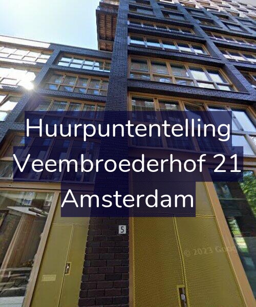 Foto gevel Huurpuntentelling voor Veembroederhof 21, Amsterdam