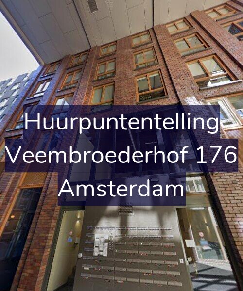 Foto gevel Huurpuntentelling voor Veembroederhof 176, Amsterdam