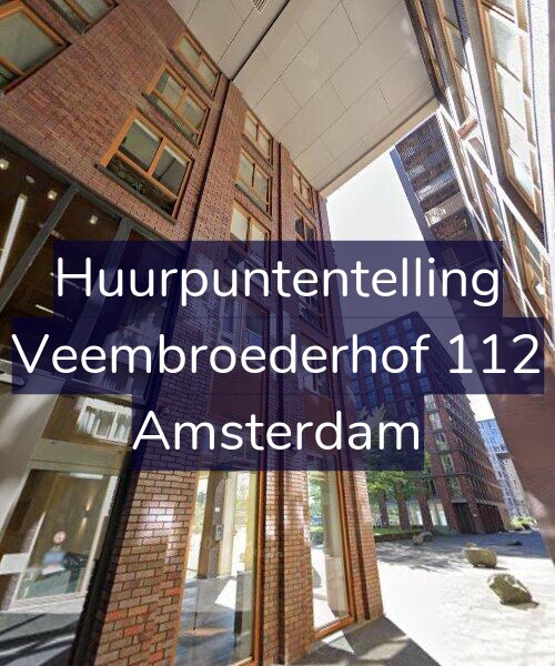 Foto gevel Huurpuntentelling voor Veembroederhof 112, Amsterdam