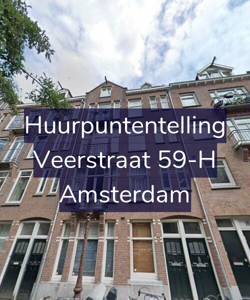 Foto gevel Huurpuntentelling voor Veerstraat 59-H, Amsterdam
