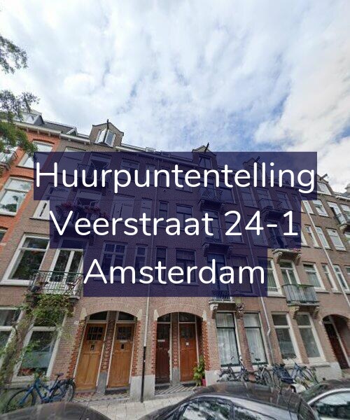 Foto gevel Huurpuntentelling voor Veerstraat 24-1, Amsterdam