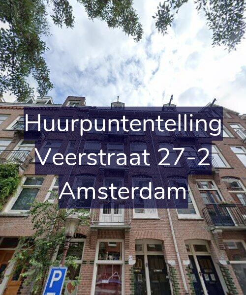 Foto gevel Huurpuntentelling voor Veerstraat 27-2, Amsterdam