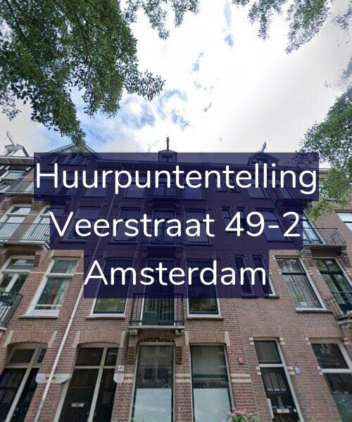 Foto gevel Huurpuntentelling voor Veerstraat 49-2, Amsterdam