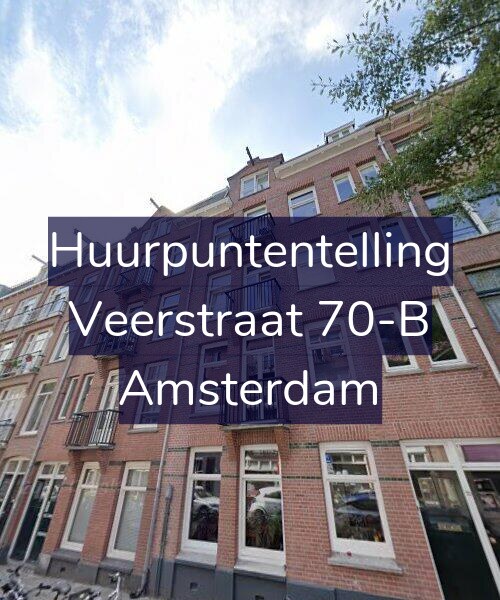 Foto gevel Huurpuntentelling voor Veerstraat 70-B, Amsterdam