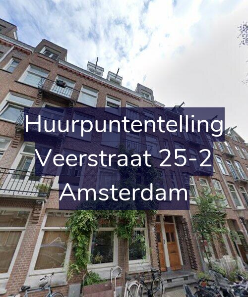 Foto gevel Huurpuntentelling voor Veerstraat 25-2, Amsterdam