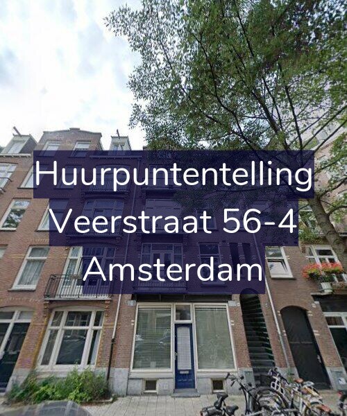 Foto gevel Huurpuntentelling voor Veerstraat 56-4, Amsterdam