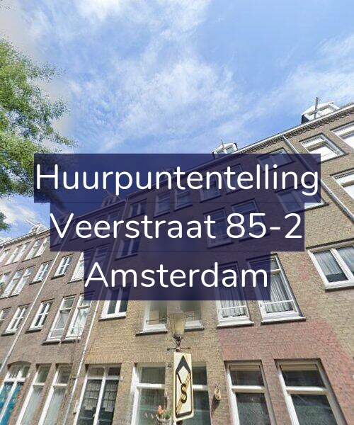 Foto gevel Huurpuntentelling voor Veerstraat 85-2, Amsterdam