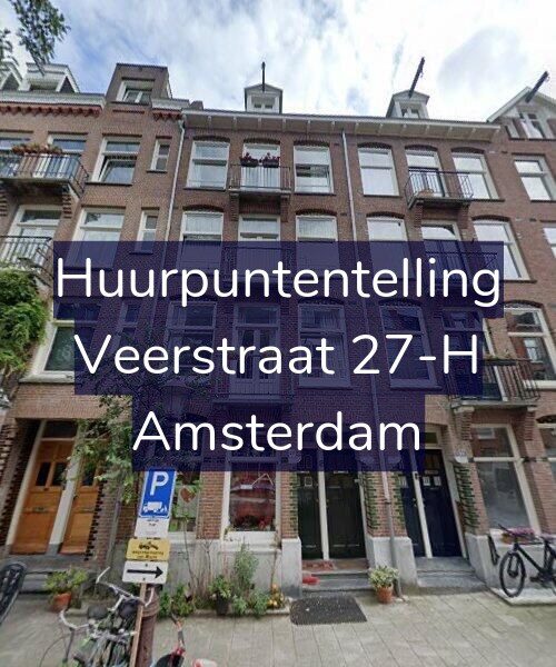 Foto gevel Huurpuntentelling voor Veerstraat 27-H, Amsterdam