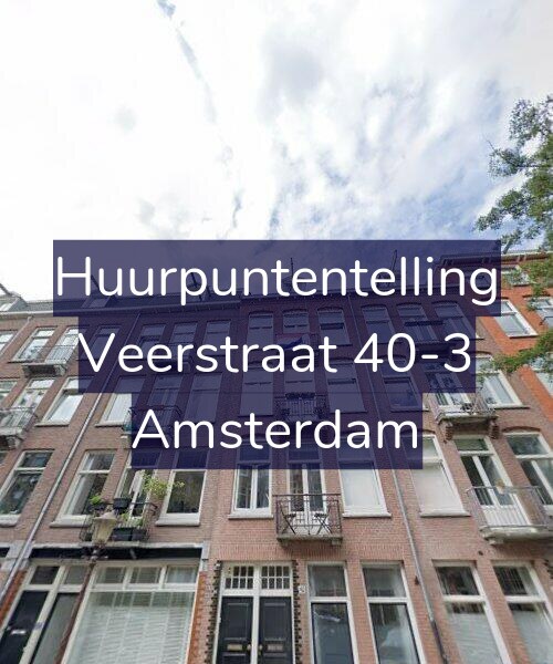 Foto gevel Huurpuntentelling voor Veerstraat 40-3, Amsterdam