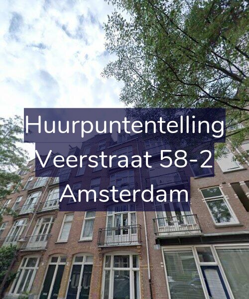 Foto gevel Huurpuntentelling voor Veerstraat 58-2, Amsterdam