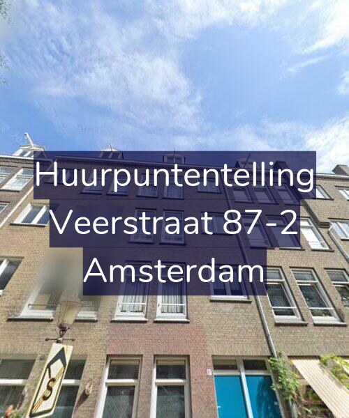 Foto gevel Huurpuntentelling voor Veerstraat 87-2, Amsterdam