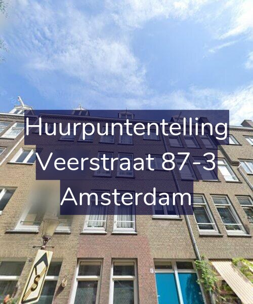 Foto gevel Huurpuntentelling voor Veerstraat 87-3, Amsterdam