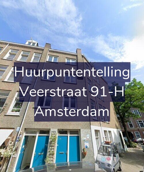 Foto gevel Huurpuntentelling voor Veerstraat 91-H, Amsterdam