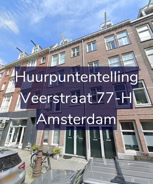 Foto gevel Huurpuntentelling voor Veerstraat 77-H, Amsterdam