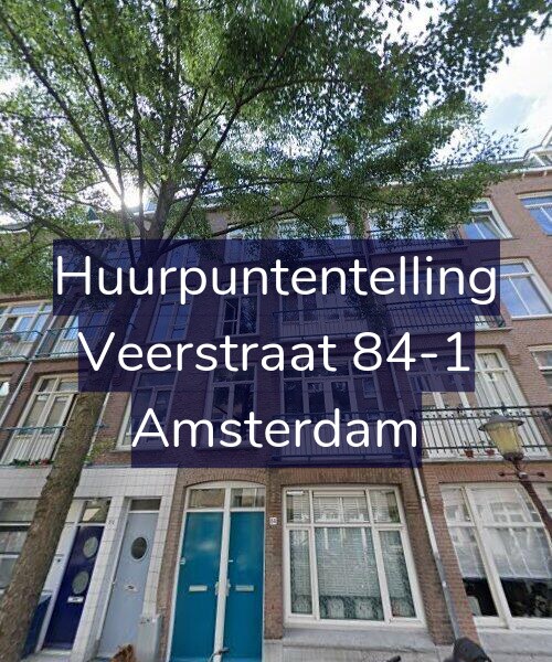 Foto gevel Huurpuntentelling voor Veerstraat 84-1, Amsterdam