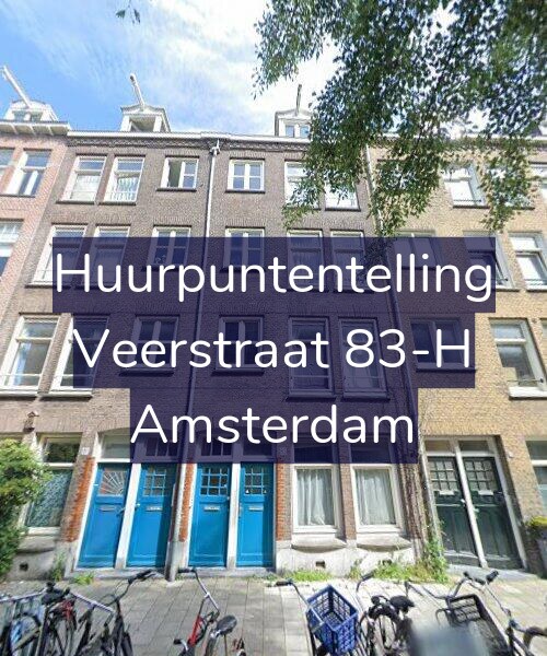 Foto gevel Huurpuntentelling voor Veerstraat 83-H, Amsterdam