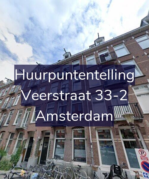 Foto gevel Huurpuntentelling voor Veerstraat 33-2, Amsterdam