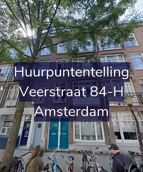 Foto gevel Huurpuntentelling voor Veerstraat 84-H, Amsterdam