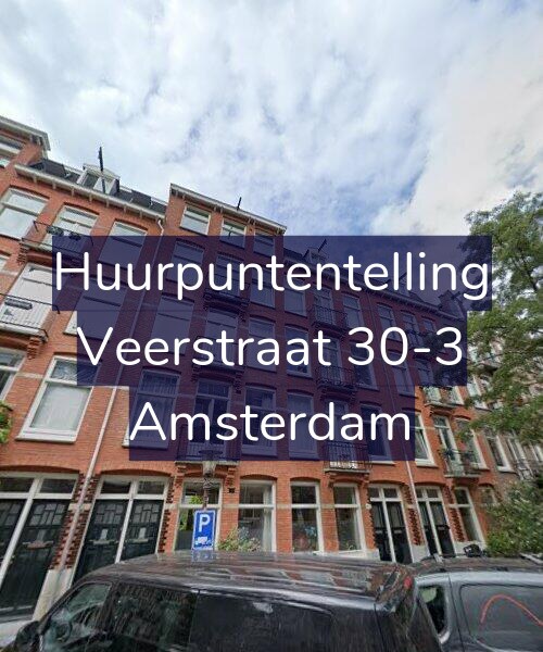 Foto gevel Huurpuntentelling voor Veerstraat 30-3, Amsterdam
