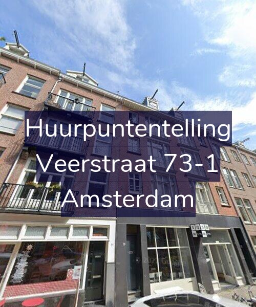 Foto gevel Huurpuntentelling voor Veerstraat 73-1, Amsterdam